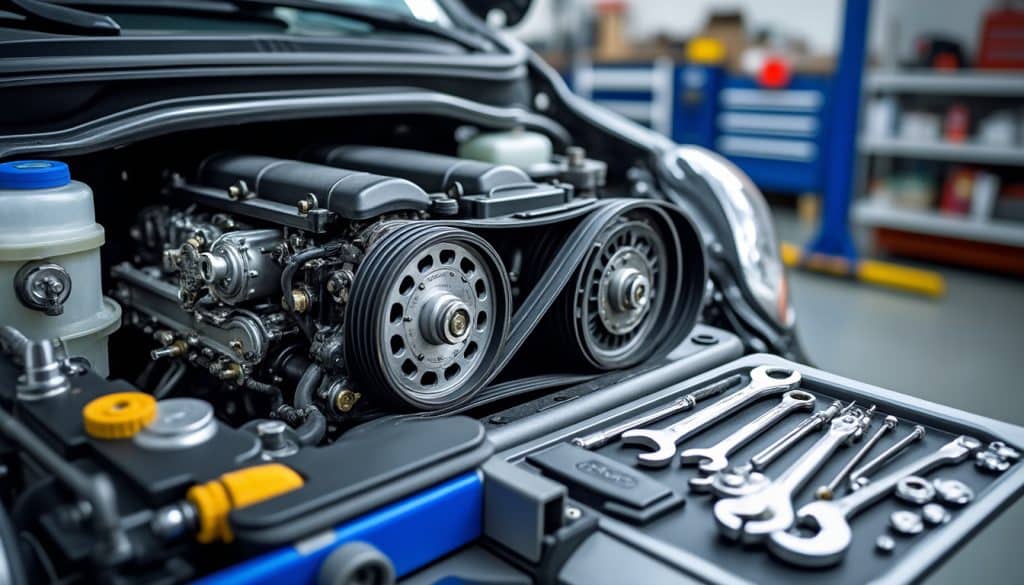 Courroie de distribution ford fiesta : procédure et documents